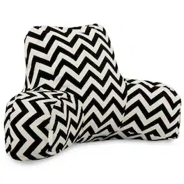 Majestic Home - Reading Pillow Chevron - Black