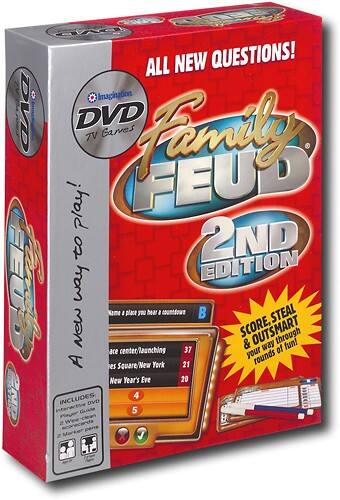 Angle Standard. Imagination Entertainment - Family Feud 2nd Edition DVD Game.