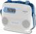 Angle Standard. Panasonic - Portable AM/FM Radio/CD Player with Weather Bands - White.
