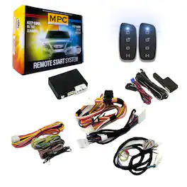 MPC - 2-Way Remote Start Kit w/Keyless Entry For 2007-2012 Nissan Sentra - T-Harness - Black