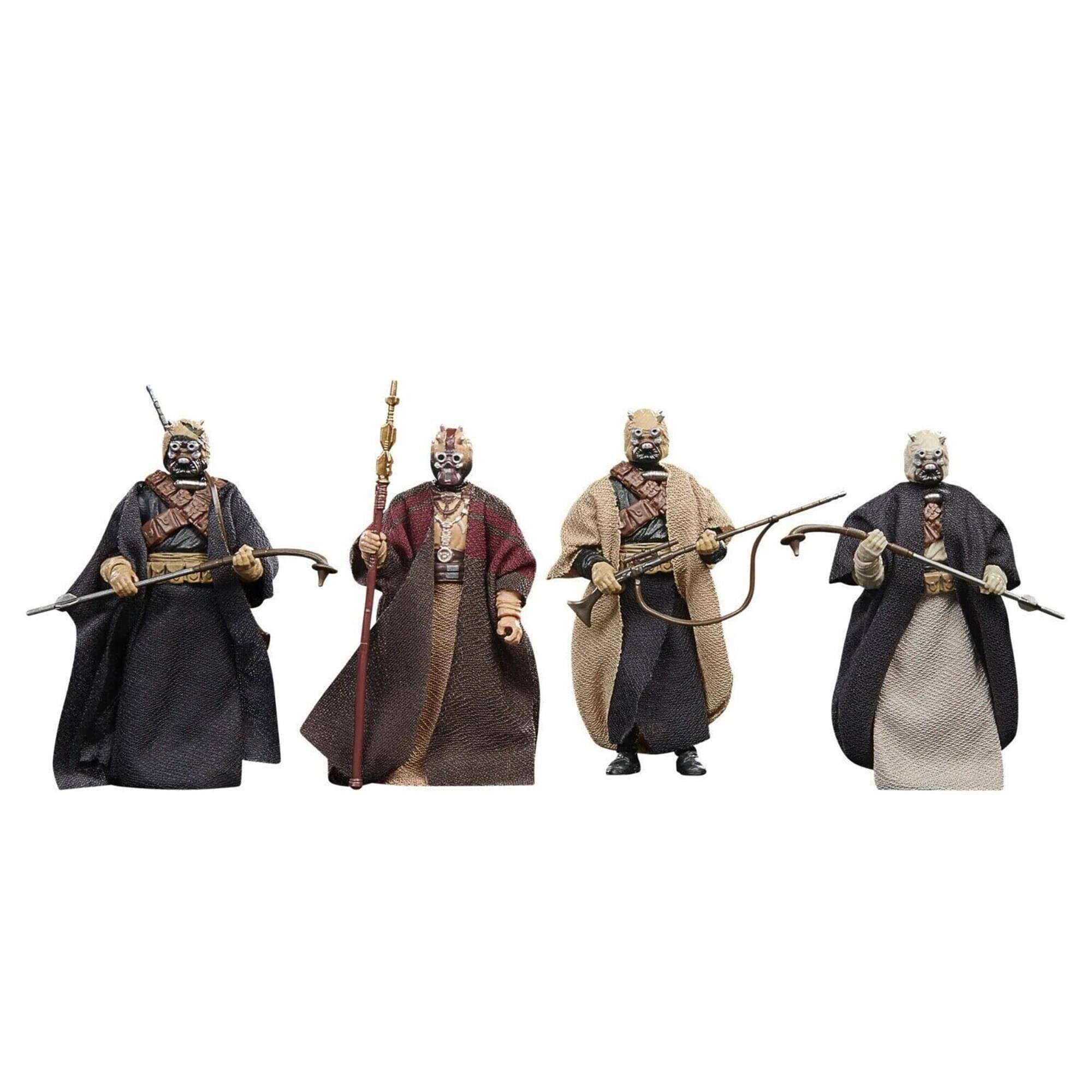 Front. Hasbro - Star Wars Tusken Raiders  3.75 Inch Action Figure 4-Pack.