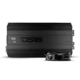DS18 Audio - HOOLIGAN KO 1-Channel Class D Car Amplifier with Voltmeter, 8000W RMS at 1 Ohm - Black