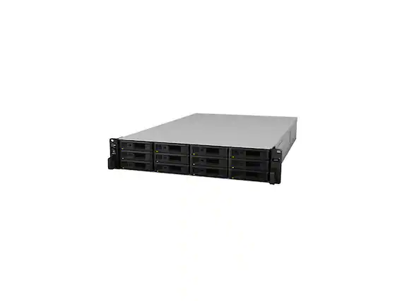 Front. Synology - Synology UC3200 12 x 3.5"/2.5" SAS SSD/HDD (drives not included) 3.5" Drive Bays 1 x expansion port RAID Sub-System - Unknown.
