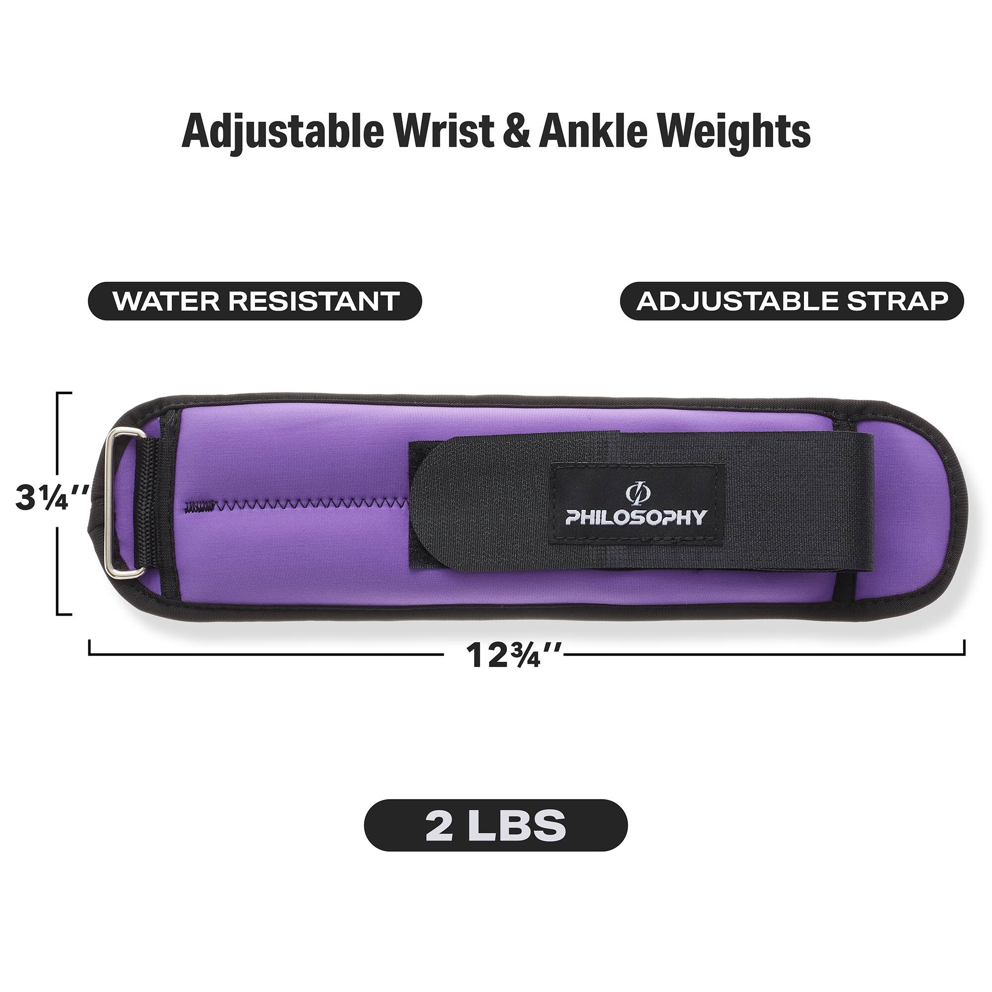Adjustable Wrist & Ankle Weights

WATER RESISTANT
ADJUSTABLE STRAP

3 1/4"
12 3/4"

2 LBS