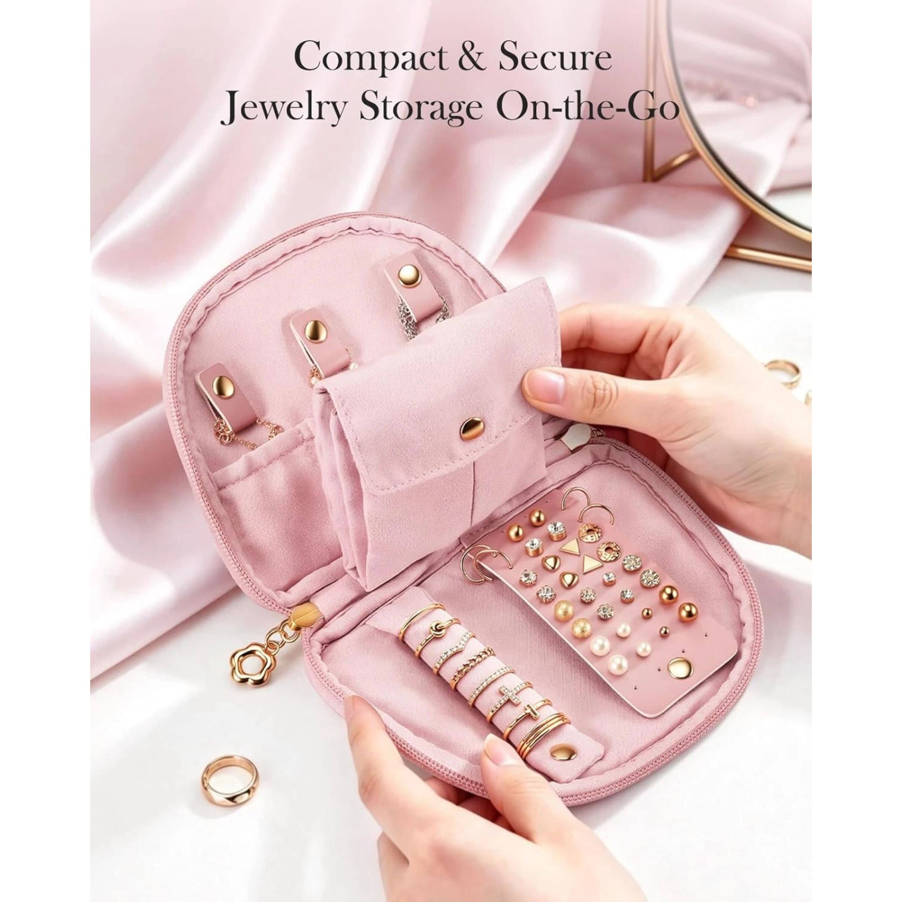 Compact & Secure Jewelry Storage On-the-Go