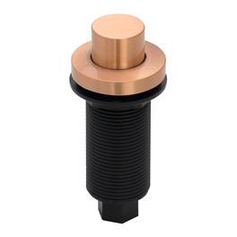 Akicon - Brass Air Switch Kit for Garbage Disposal with Sink Top On/Off Push Button - Copper