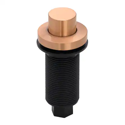 Front. Akicon - Akicon Brass Air Switch Kit for Garbage Disposal with Sink Top On/Off Push Button in Copper - Copper.