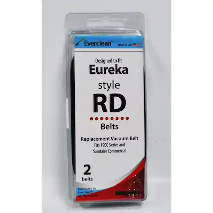 Everclean
MADE IN USA
Designed to fit Eureka style RD Belts
Replacement Vacuum Belt
Fits 1900 Series and Sanitaire Commercial
2 belts
Distributed by Everclean ME Pleasant PA