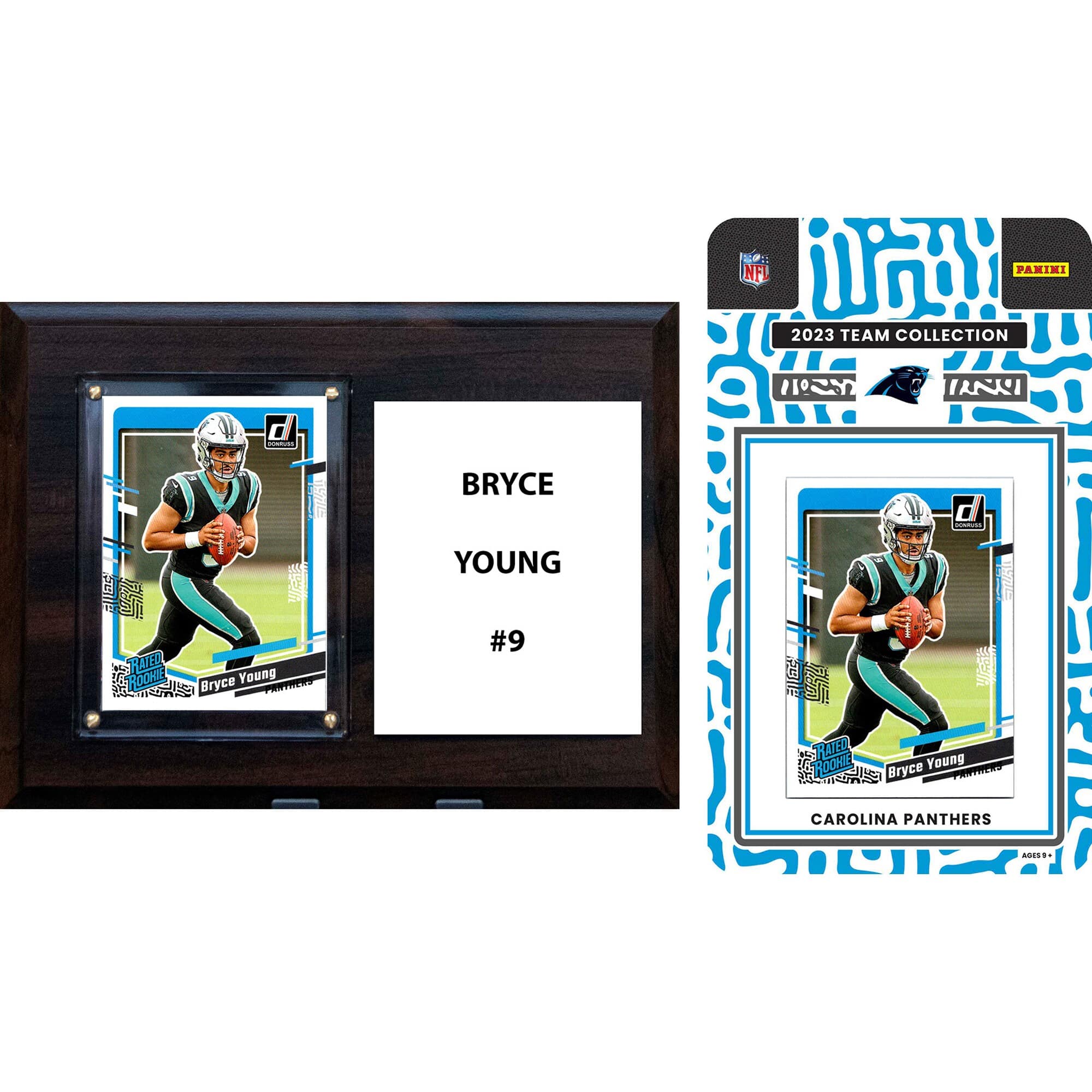 "C&I Collectibles - Carolina Panthers 6"" x 8"" Player Plaque & 2023 Team Trading Card Set - Multicolor" price history on PriceWatchPro