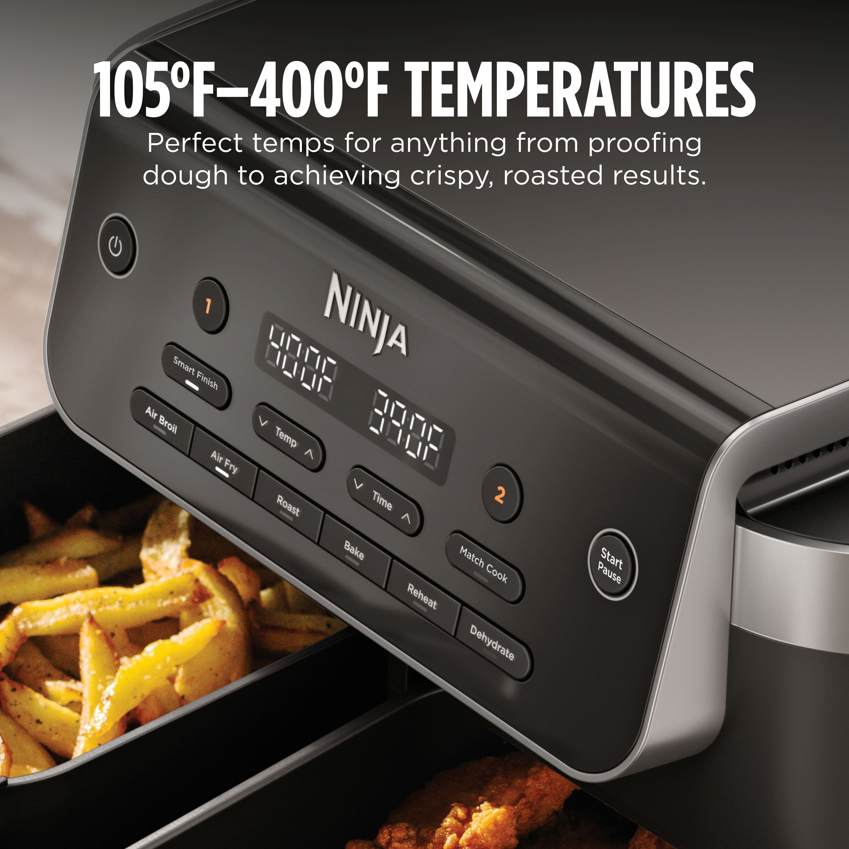 Ninja DualZone 6 in 1 8 QT Dual Air Fryer Black - Best Buy