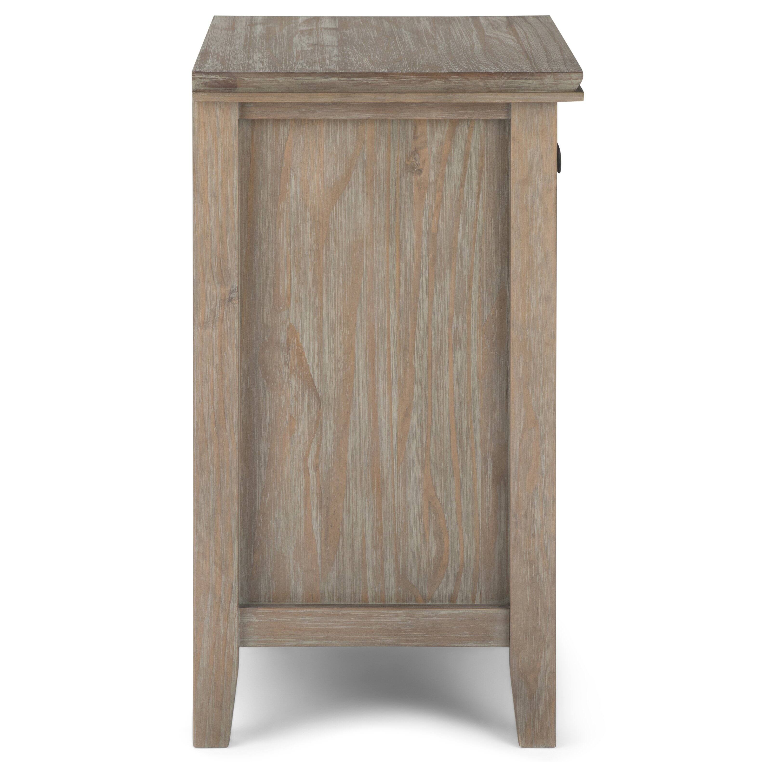 Alt View 18. Simpli Home - Artisan Bedside Table - Distressed Grey.