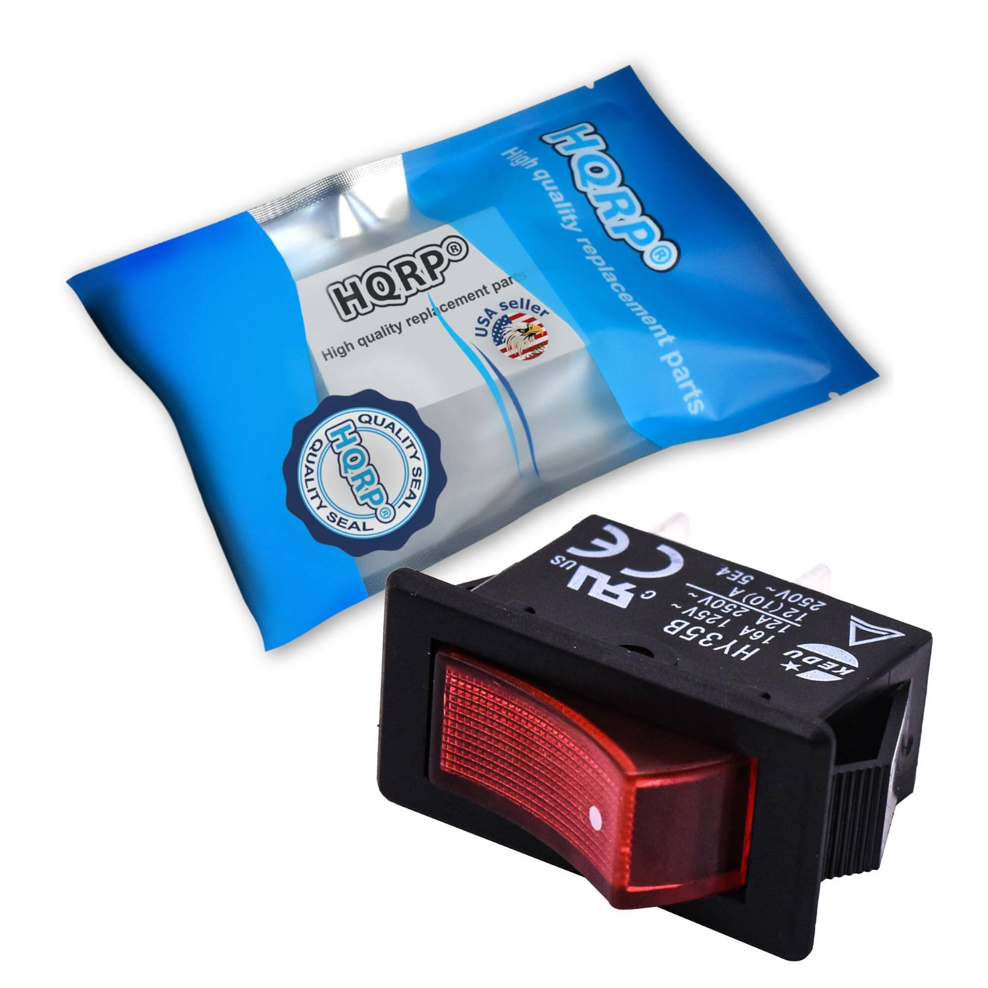 High quality replacement parts  
HQRP  
USA seller  
QUALITY SEAL  
5E4  
250V~ 125V  
12(10)A  
12A  
12 HY35B  
16A  
+ KEDU