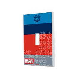 Keyscaper - Marvel Sigil Hidden-Screw Light Switch Plate - Single Toggle - Sam Wilson Captain America