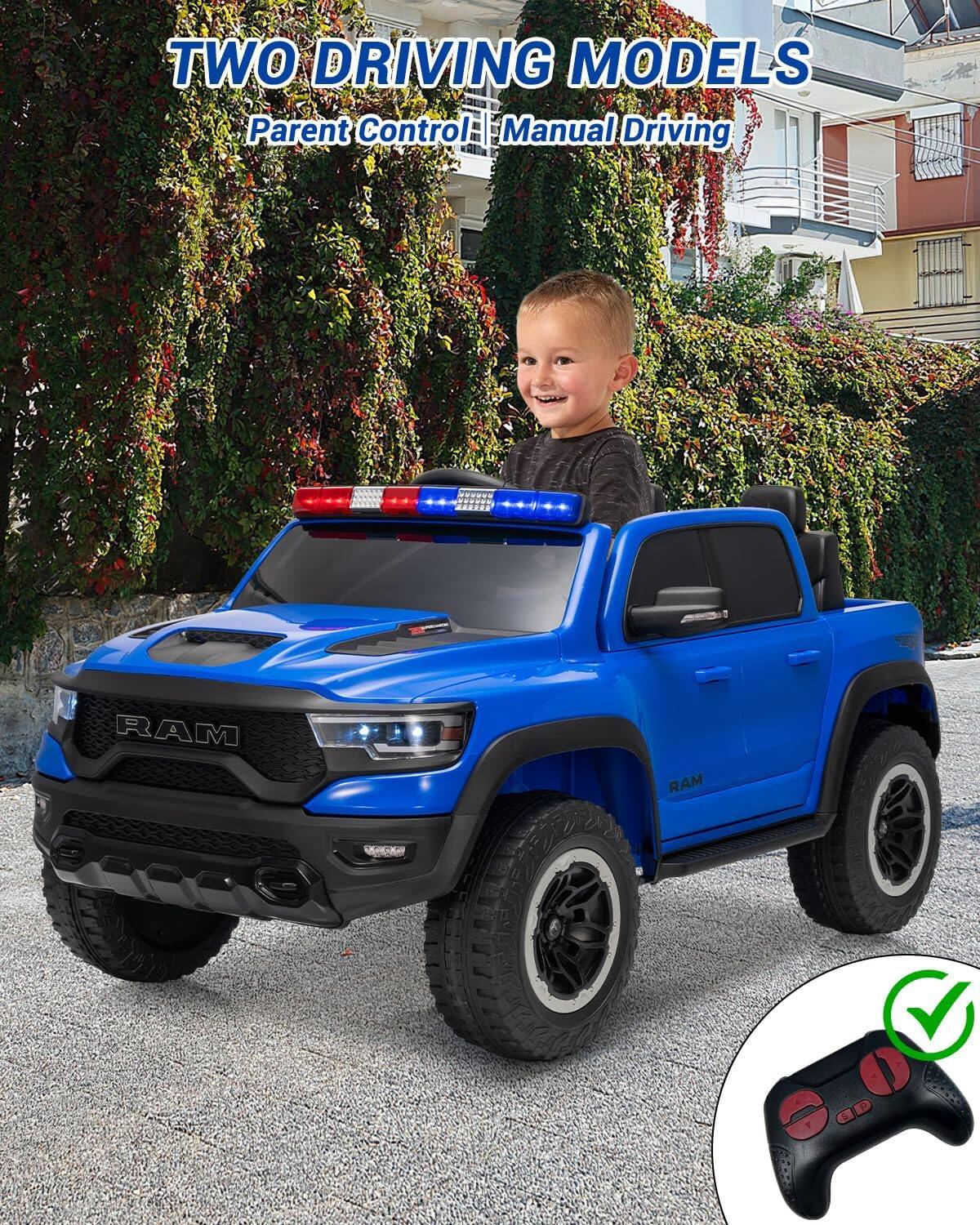 TWO DRIVING MODELS  
Parent Control: Manual Driving