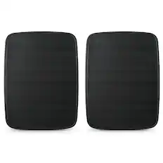 Front. SoundPro - Dual Bluetooth Weatherproof Indoor & Outdoor Wall-Mount Loudspeakers - Black.