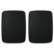 Front. SoundPro - Dual Bluetooth Weatherproof Indoor & Outdoor Wall-Mount Loudspeakers - Black.