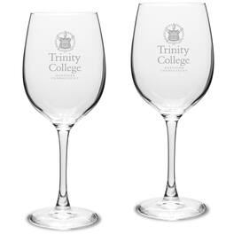 Jardine - Trinity Bantams 16oz. 2-Piece Traditional White Wine Glass Set - Multicolor