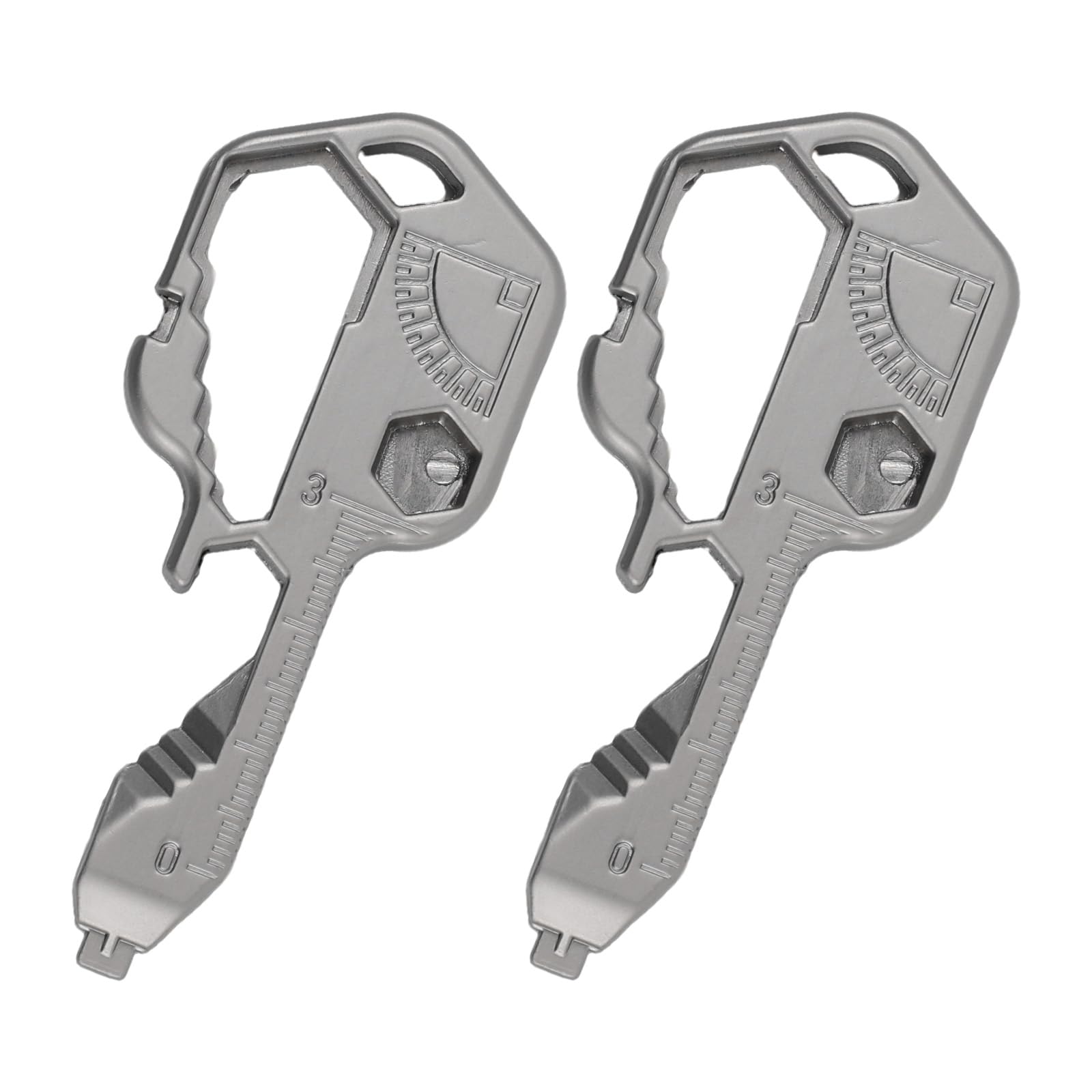 Dapper Styles 2 Multitool 24 In 1 Multi Tools Stainless Steel Key Chain ...