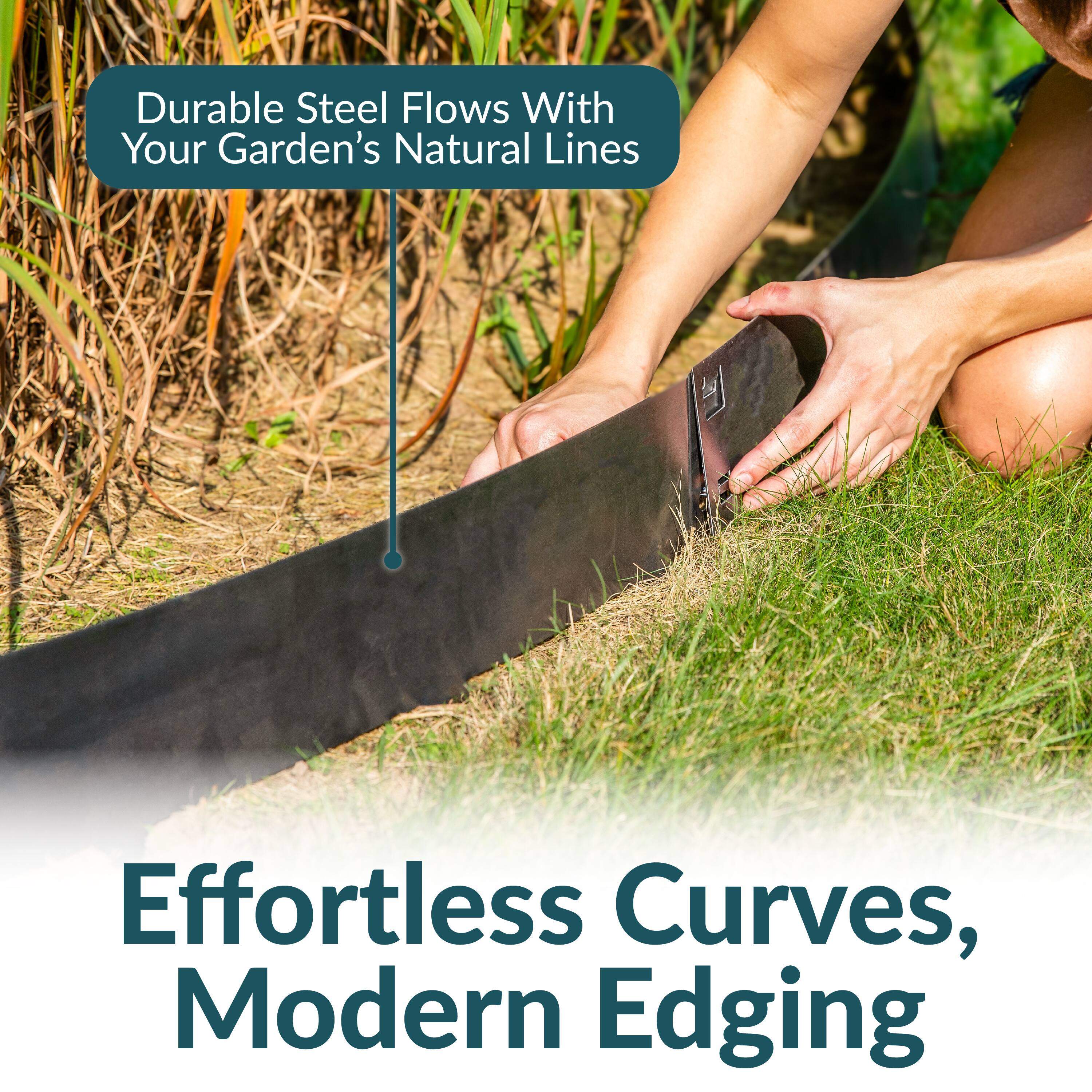 Durable Steel Flows With Your Garden's Natural Lines

Effortless Curves, Modern Edging