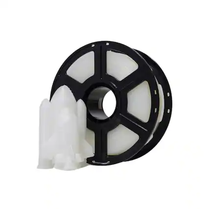 Front. MakerBot - MakerBot Sketch PLA Filament Translucent Crystal (1kg, 2.2lbs).