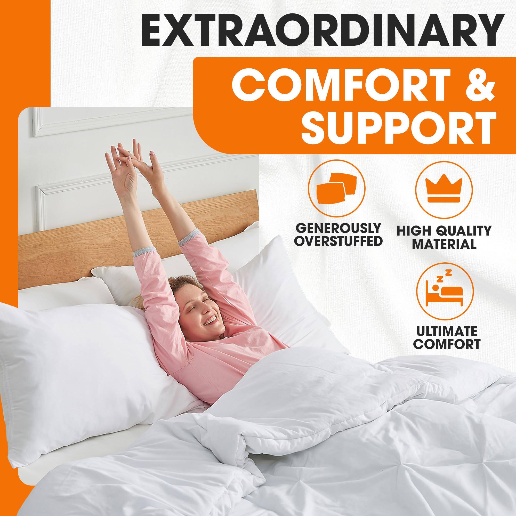 EXTRAORDINARY COMFORT & SUPPORT

GENEROUSLY OVERSTUFFED

HIGH QUALITY MATERIAL

ULTIMATE COMFORT