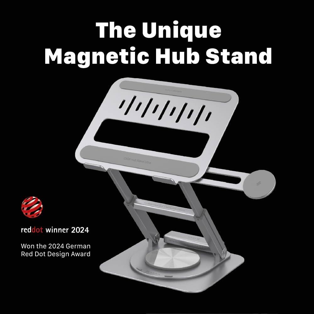 The Unique Magnetic Hub Stand  
reddot winner 2024  
Won the 2024 German Red Dot Design Award