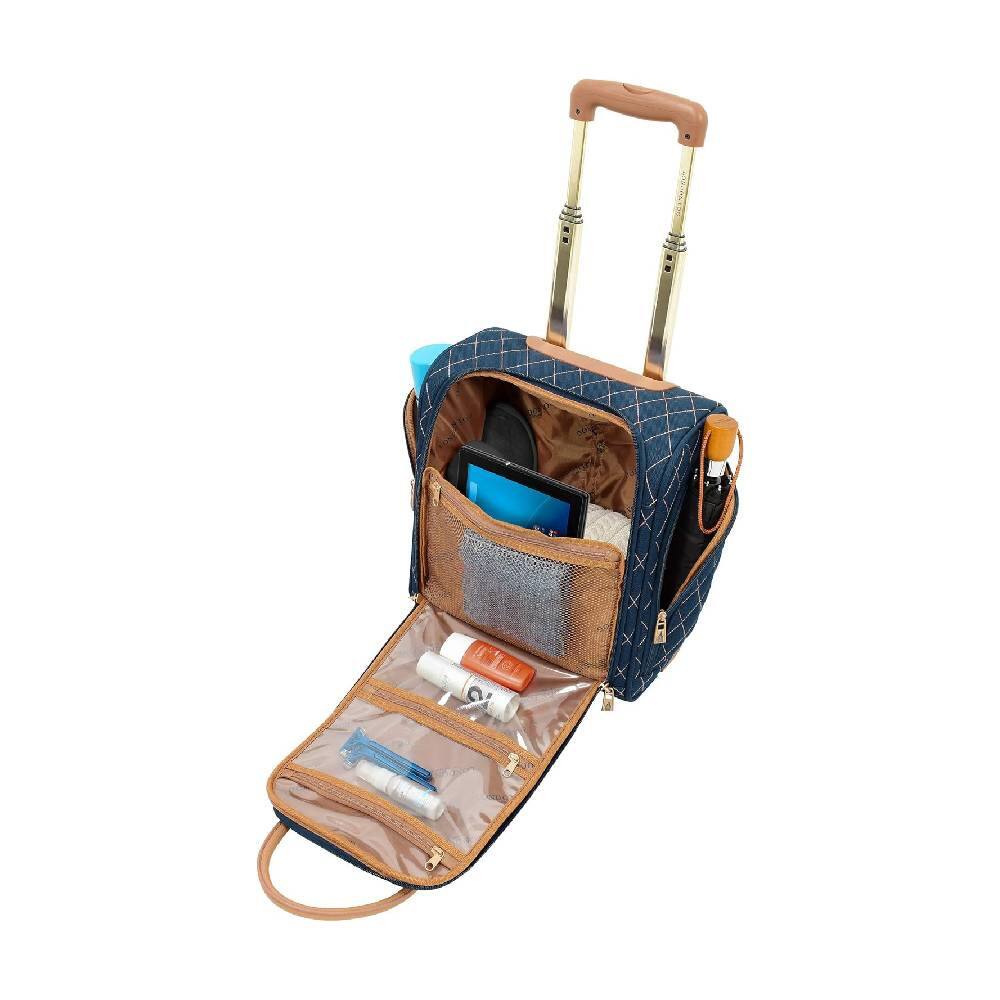 Alt View 2. Circus Cirle - Circus Cirle 4-Piece Navy Queensbury Expandable Luggage Set - Blue.