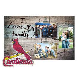 Fan Creations - 11" x 19" I Love My Family Clip Photo Frame - Multicolor
