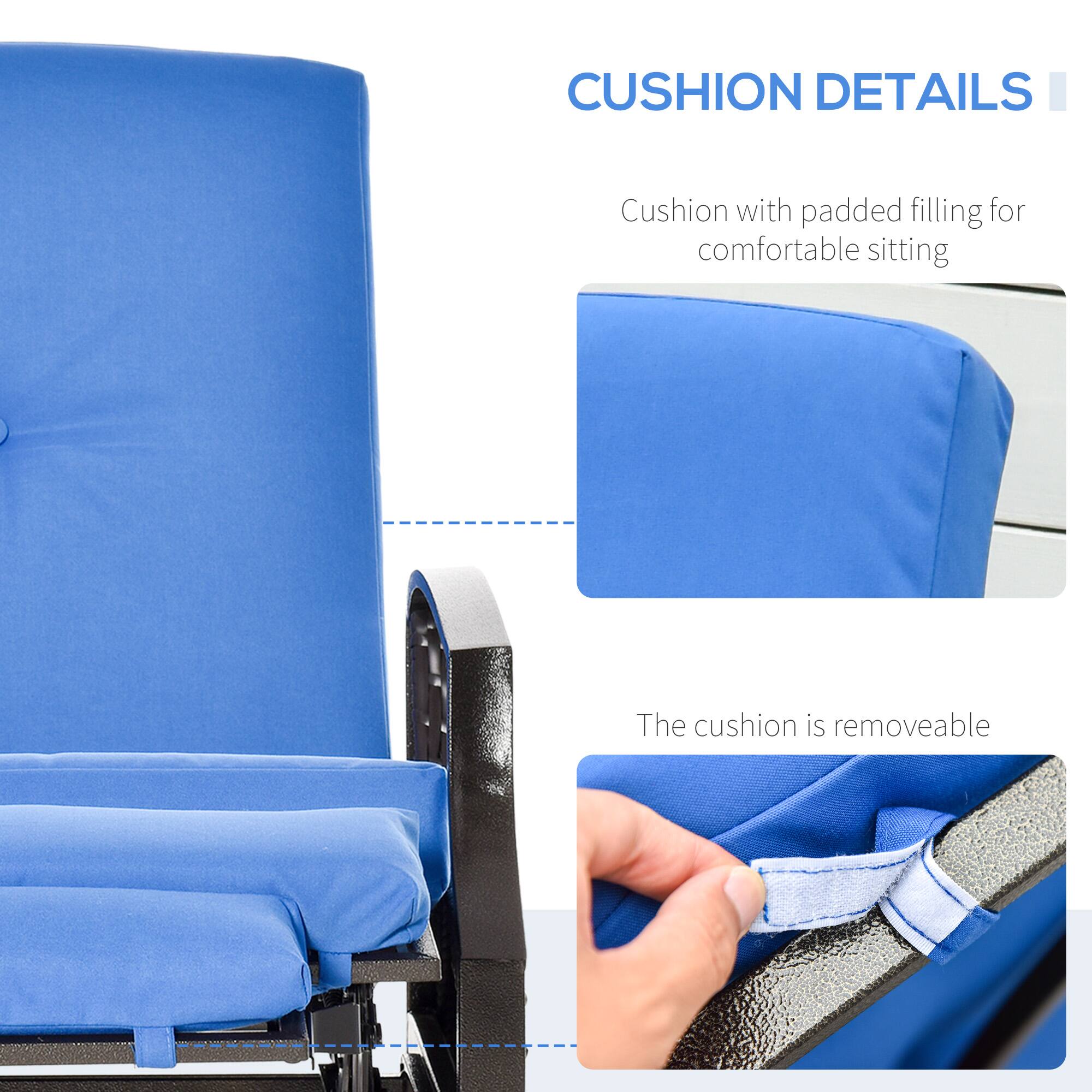 CUSHION DETAILS

Cushion with padded filling for comfortable sitting

The cushion is removable