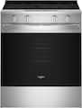 Whirlpool - 30 in. Wide 5 elements 5.0 cu. ft. Slide-In Electric Convection Range with Air Cooking Technology and Smart Features - Stainless Steel