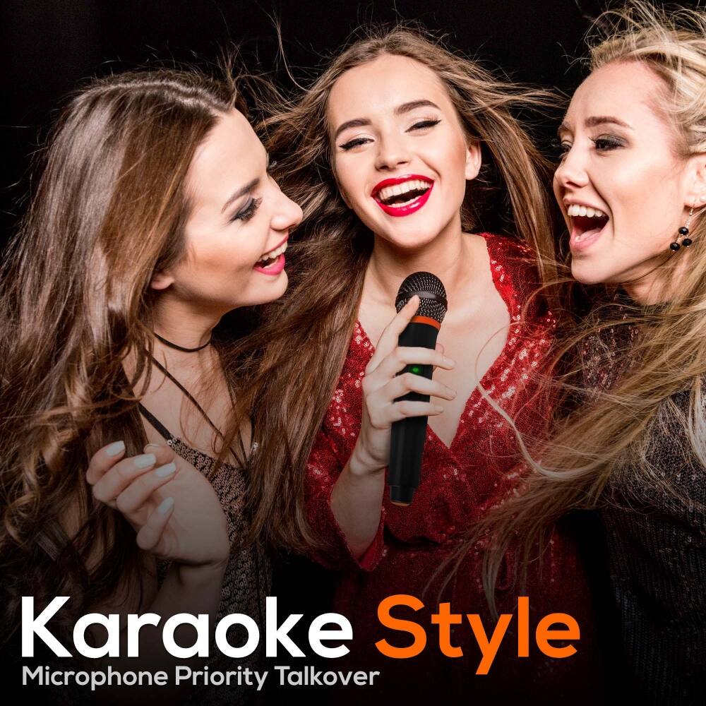 Karaoke Style  
Microphone Priority Talkover