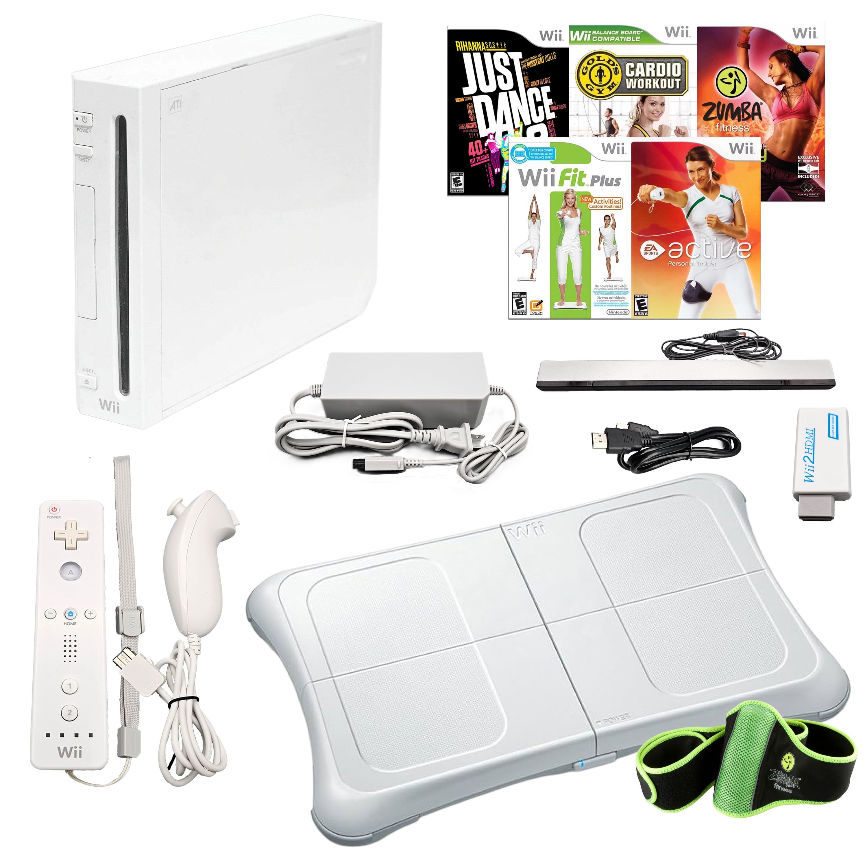 Refurbished Excellent Wii Console HD + Wii Fit Balance Board