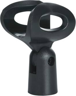 Gator Frameworks - Standard Microphone Clip with Adjustable Tilt for Wired Handheld Microphones