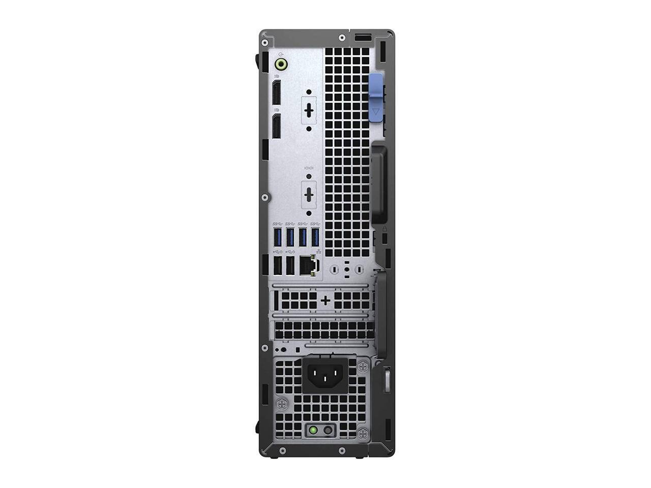 Alt View 1. Dell - Dell OptiPlex 5080 SFF, Intel Core i7-10700 2.9GHz, 32GB DDR4, 512GB NVMe SSD, Windows 11 Pro 64-bit - Black.