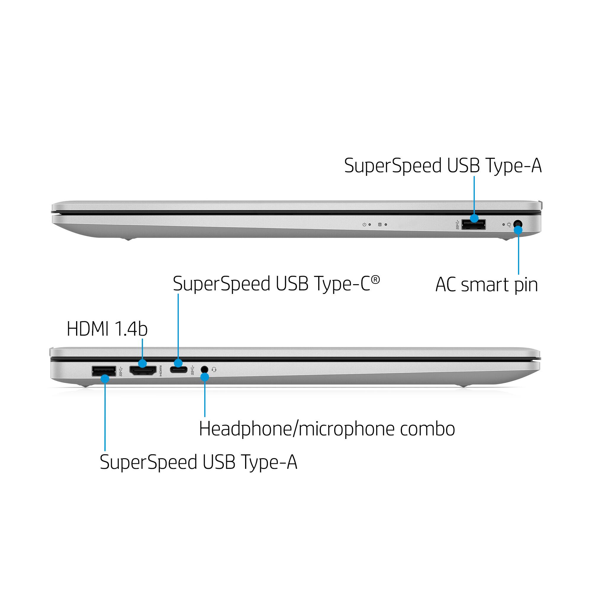 Alt View 4. HP - 17.3" Laptop - Intel Core i5 - 8GB Memory - 256GB SSD.