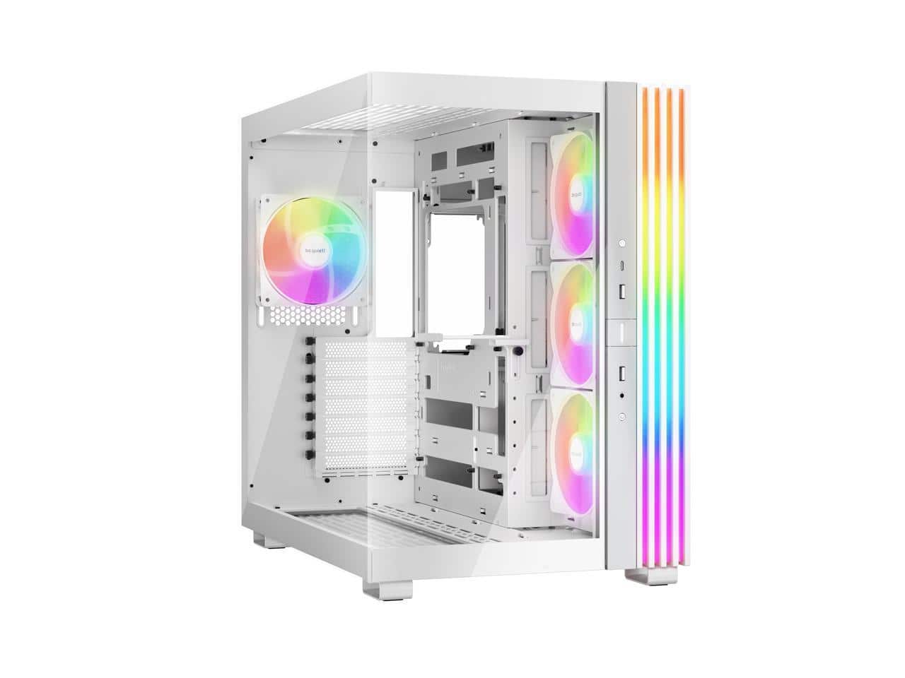 be quiet! - LIGHT BASE 600 LX White ABS / Steel / Tempered Glass ATX Mid Tower Case - White