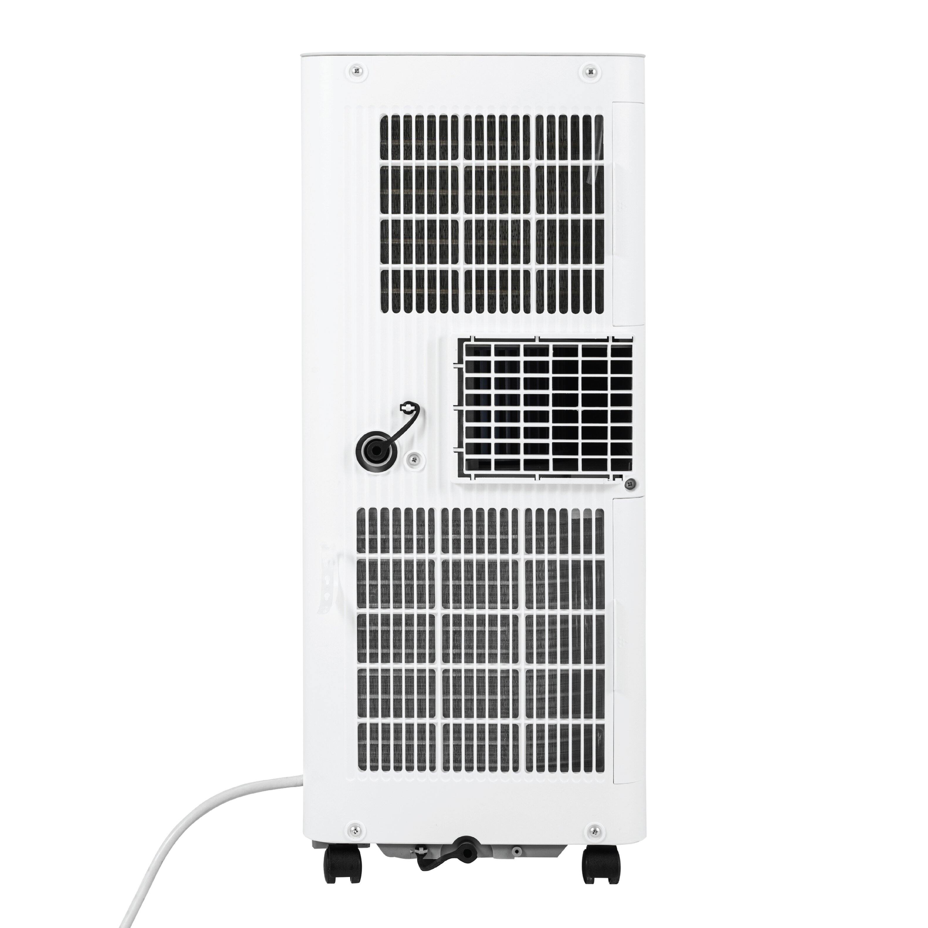 Alt View 5. Keystone - 8,500 BTU ASHRAE/5,000 BTU DOE Portable Air Conditioner with Remote - White.
