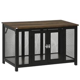 Pawhut - Furniture Style Dog Crate with Openable Top, End Table, Puppy Crate, Small Dogs Indoor, Spacious, Kennel