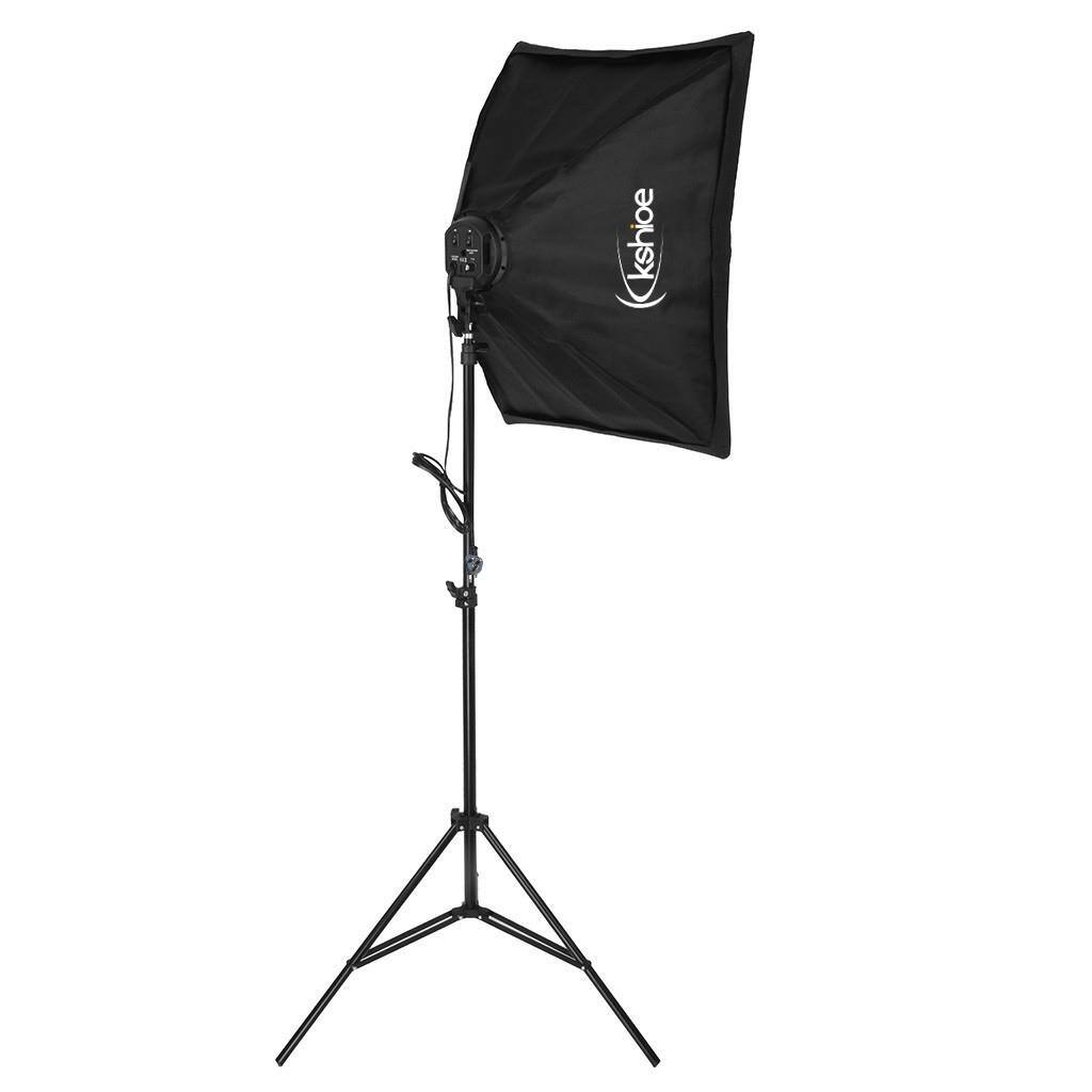 Alt View 1. Winado - Photo Studio Photography Kit 4x Light Bulb Lighting 3 Color Backdrop Stand Set.