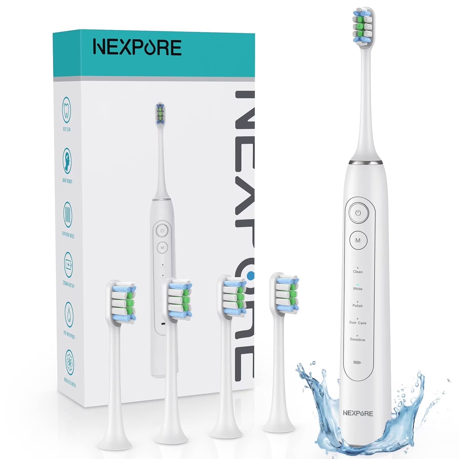 NEXPORE  
INCAR GLE  
Clean White - Polish - Gum Care  
Sensitive  
M  
Clean  
White  
Polish  
Gum Care  
Sensitive