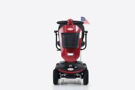 Loheer - Patriot Mobility Scooter Four Wheel Electric Medical Scooter for Seniors - Red