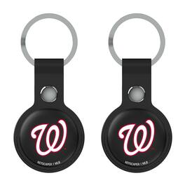 Keyscaper - Washington Nationals Two-Pack AirTag Holders - No Size - Black