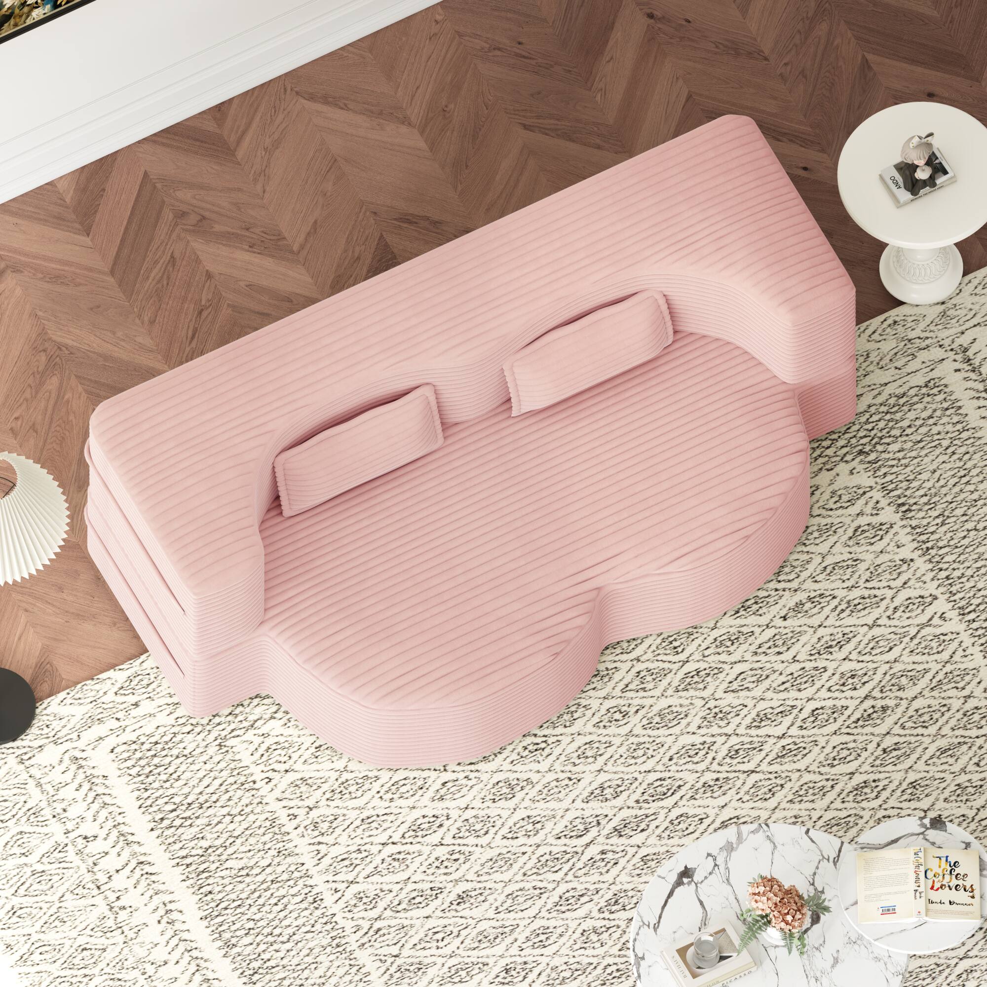 The text in the image reads:

"The Coffee Lover's Cookbook" by The Coffee Bean & Tea Leaf