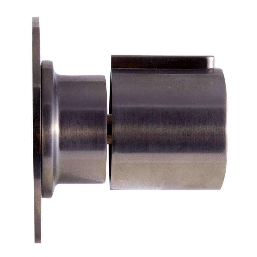 Alt View 1. Alfi - Brushed Nickel Modern Round 3 Way Shower Diverter - Brushed Nickel.