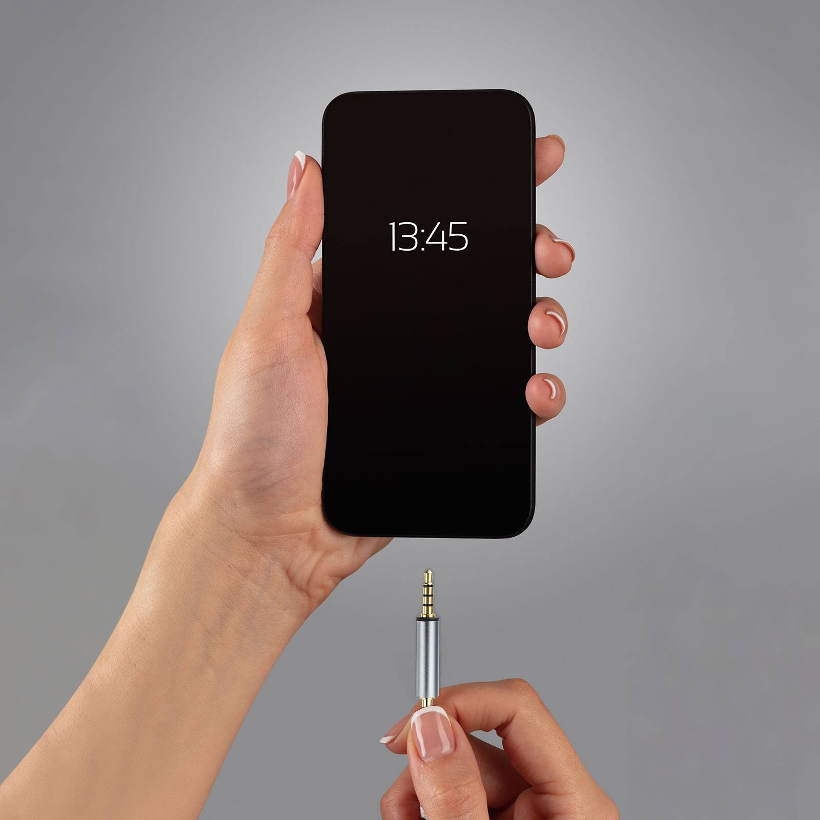 Alt View 3. Unique Bargains - 2pcs 3.5mm Male to Male TRS Stereo Audio Plug Coupler Adapter Connector for Phone Speaker Laptop, Grey - Grey.