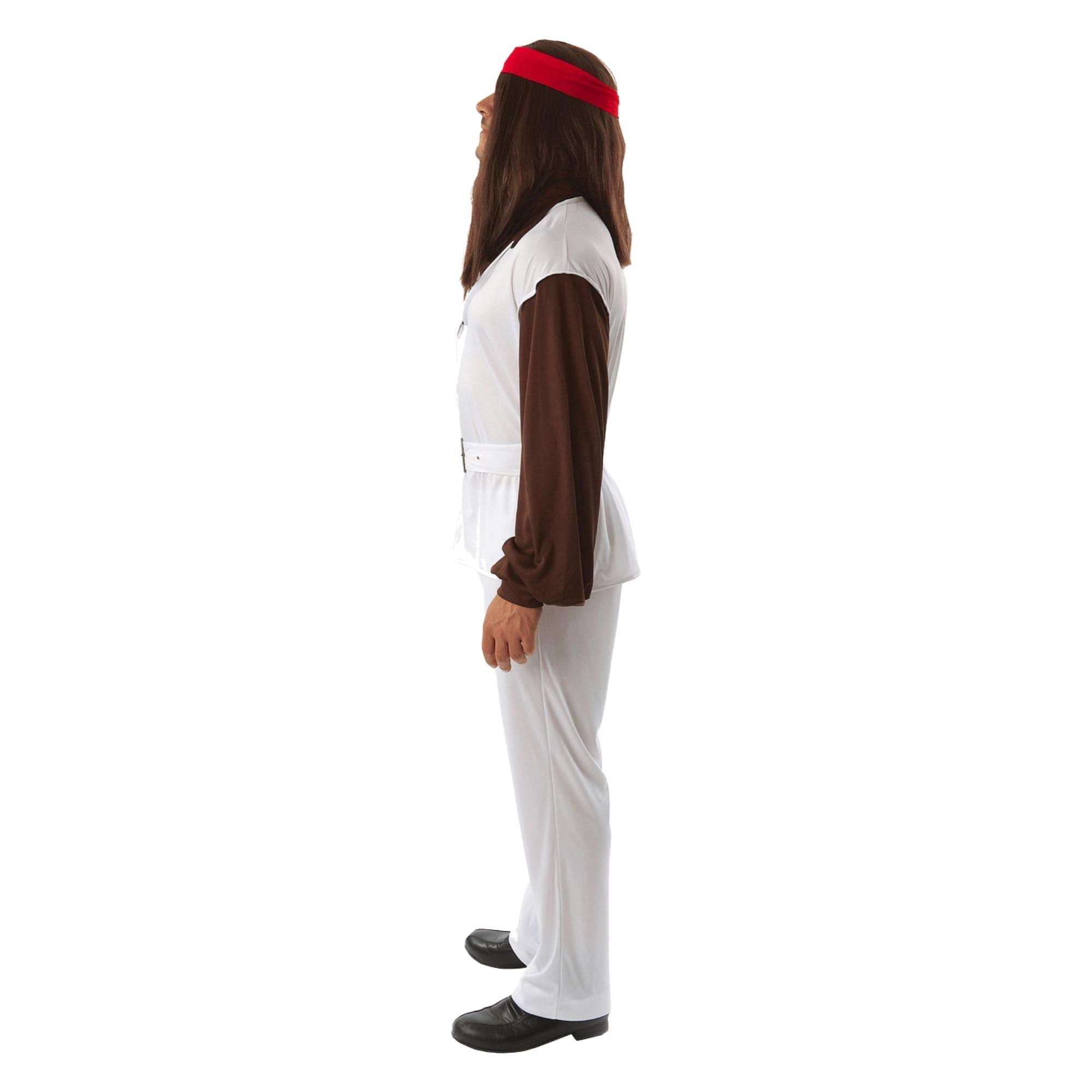 Alt View 1. Orion Costumes - Polyester Paul Hippie Adult Costume | X-Large - White.