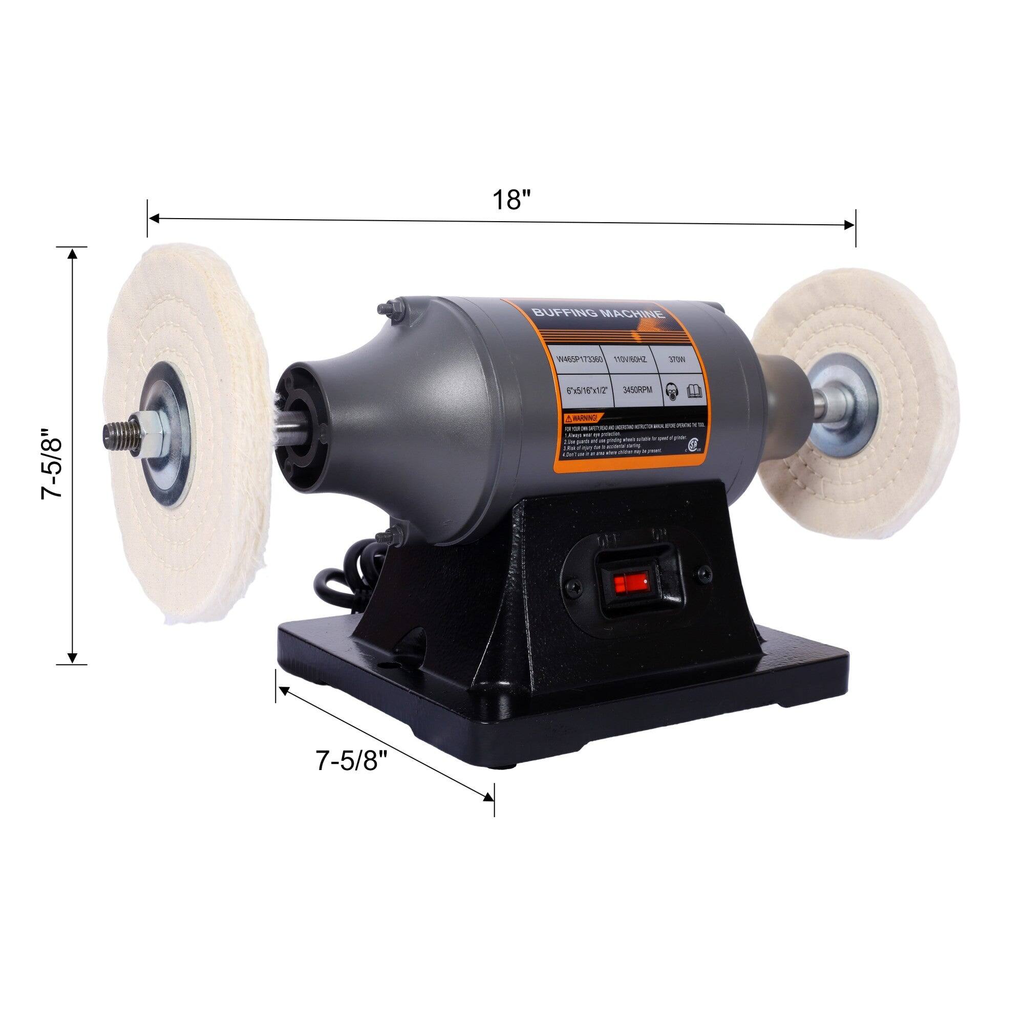 18" BUFFING MACHINE  
7-5/8"  
7-5/8"
