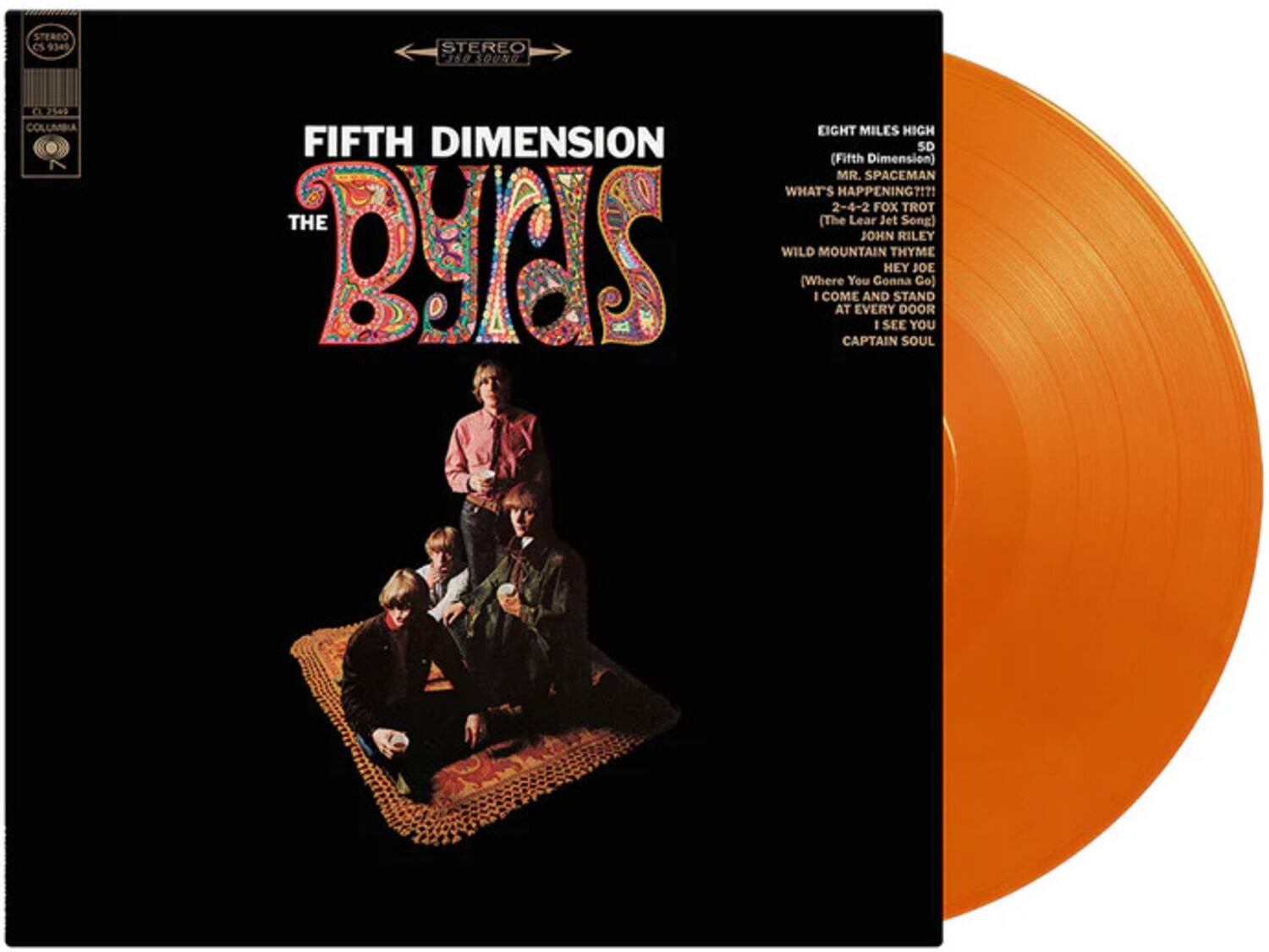 The Byrds - Fifth Dimension - Limited 180-Gram Orange Colored Vinyl - VINYL LP