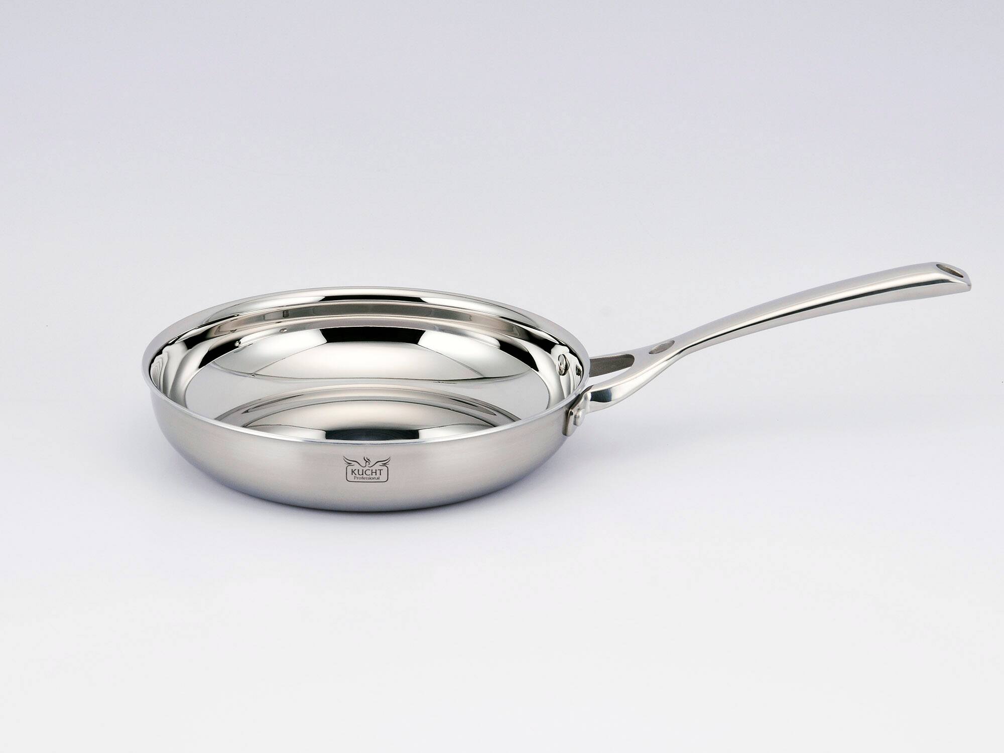 Alt View 7. Kucht - KUCHT Culinary Professional 3-Ply Stainless Steel 10-Piece Cookware Set - Stainless Steel.