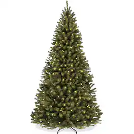 Best Choice Products - Artificial Christmas Tree, 15ft Premium Pre-Lit Spruce Design, Dense Branches - Green Spruce